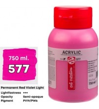 Art Creation Akrilik Boya 750 ml 577 Permanent Red Violet Light