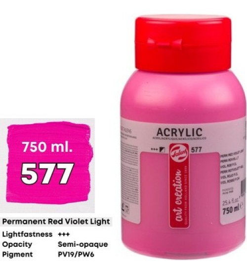 Art Creation Akrilik Boya 750 ml 577 Permanent Red Violet Light