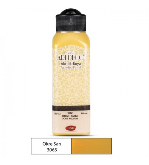 Artdeco Akrilik Boya 140 ml 3065 Okre Sarı