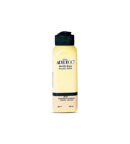 Artdeco Akrilik Boya 140 ml 3032 Kanarya Sarısı