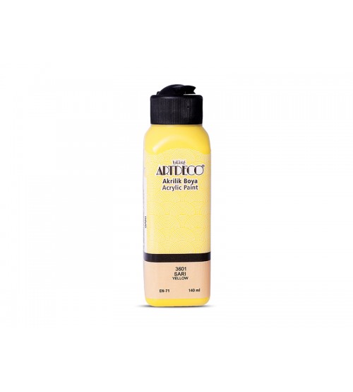 Artdeco Akrilik Boya 140 ml 3601 Sarı