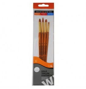 Daler Rowney 4'lü Fırça Seti