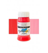 Daler Rowney System3 500 ml Akrilik Boya 544 Fluorescent Red 