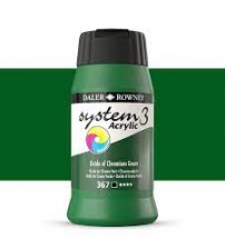 Daler Rowney System3 500 ml Akrilik Boya 367 Oxide of Chromium Green