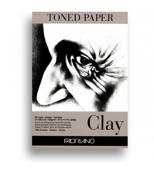 Fabriano Toned Paper Clay A4 120gr 50yp