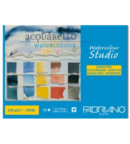 Fabriano Studio Maxi Suluboya Bloğu 27 x 35 cm 300gr 75yp