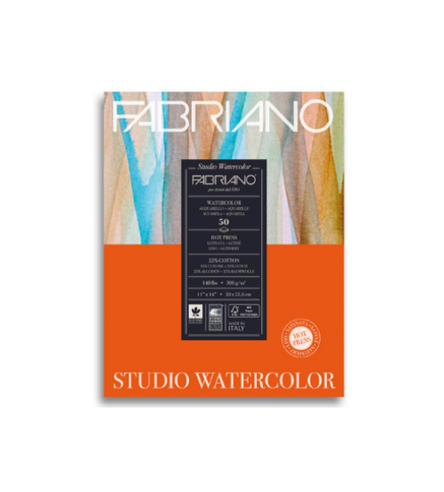 Fabriano Studio Watercolor Suluboya Bloğu 28 x 35,6 cm 300gr 50yp