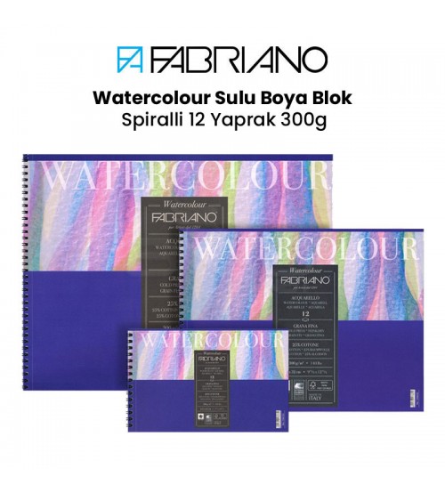 Fabriano Suluboya Bloğu 32 x 41 cm 300gr 12yp