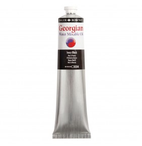 Georgian Su Bazlı Yağlı Boya 200 ml 034 Ivory Black (Fildişi Siyahı)