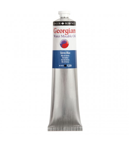 Georgian Su Bazlı Yağlı Boya 200 ml 129 Sevres Blue (Sevr Mavisi)