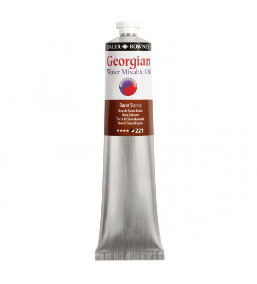 Georgian Su Bazlı Yağlı Boya 200 ml 221 Burnt Sienna (Koyu Kahverengi)