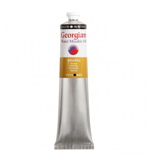 Georgian Su Bazlı Yağlı Boya 200 ml 663 Yellow Ochre (Toprak Sarı)