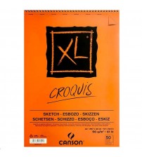 Canson Croquis XL 90 gr A3 50 yaprak Üstten Spiralli