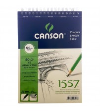 Canson 1557 120gr A5 40 yaprak Üstten Spiralli