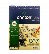 Canson 1557 180gr A5 20 yaprak Üstten Spiralli