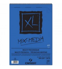 Canson Mix MediaXL 300 gr A3 30 yaprak Üstten Spiralli