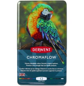 Derwent Chromaflow 12 li Teneke Kutu