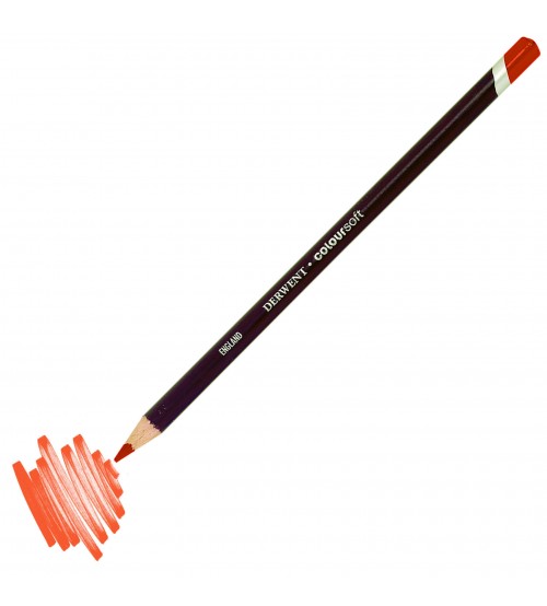 Derwent Coloursoft C080 Bright Orange