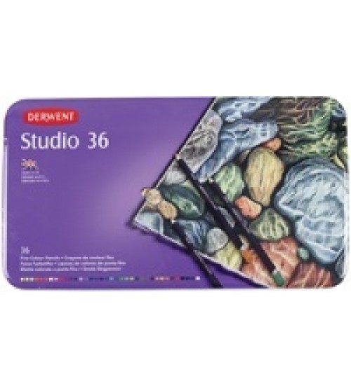 Derwent Studio Pencil 36 lı Teneke Kutu