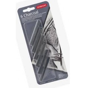 Derwent Compressed Charcoal 6 lı Blister