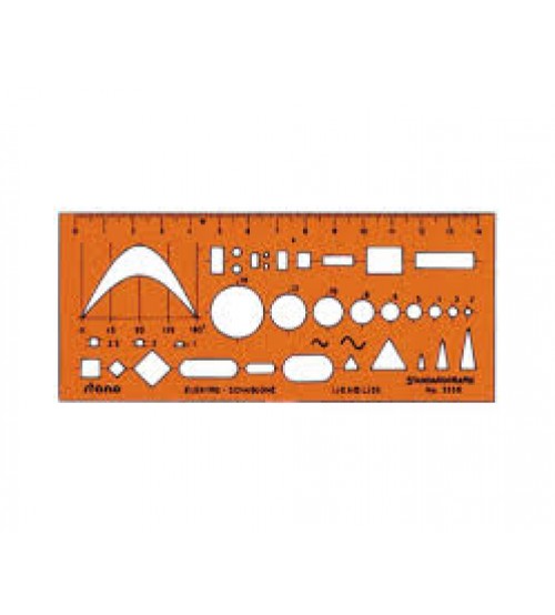 Standardgraph 3338 Elektronik Şekil Şablonu