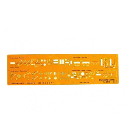 Standardgraph 3343 Elektroteknik Şablonu III