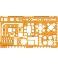 Standardgraph 7301 Mimari Mobilya Tefriş Şablonu