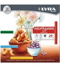 Lyra Polycrayons Soft Toz Pastel 24 renk