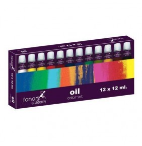 Fanart Academy Yağlı Boya Takımı 12 x 12 ml