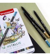Bruynzeel Expression Color Pencil Set Metalik Renkler 12 li