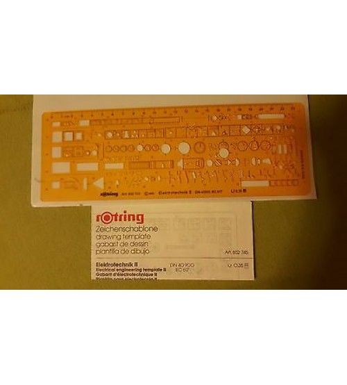 Rotring Art852745 Elektroteknik II Şablon