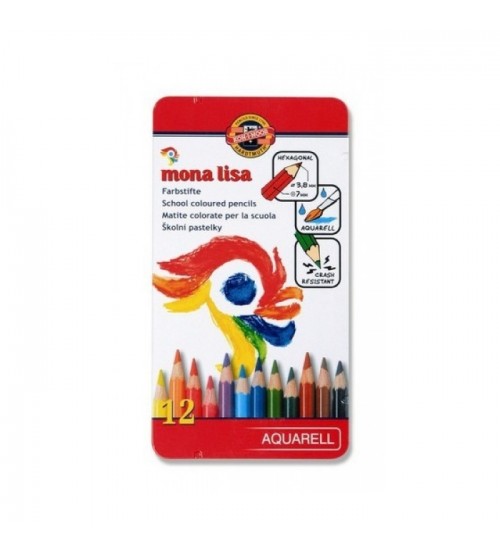 KOH-I-NOOR Mona Lisa Aquarell Set 12 li