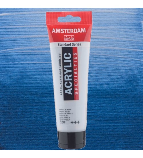 Amsterdam Akrilik Boya 120 ml 820 Pearl Blue