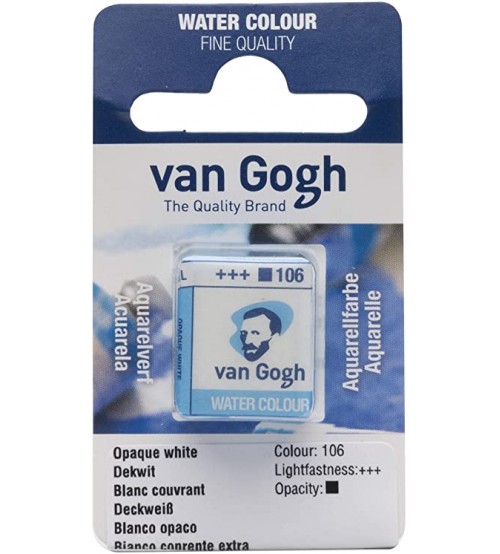 Van Gogh Tablet Sulu Boya Yedeği 106 White Extra Opak