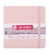Art Creation Eskiz Defteri 12x12 cm Pembe