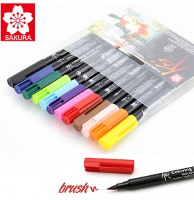 Sakura Koi Brush Pen 12 renk