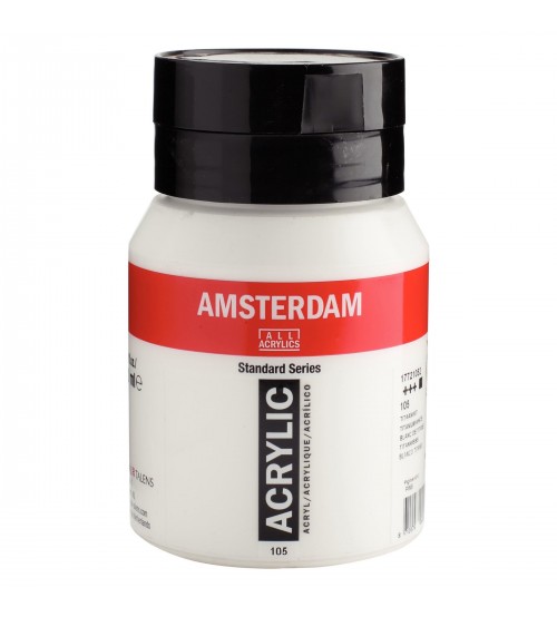 Amsterdam Akrilik Boya 500 ml 105 Titanium White