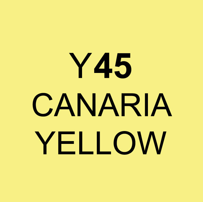 Маркеры 45. 45 Canaria Yellow. Canaria Yellow цвет. Canaria Yellow.